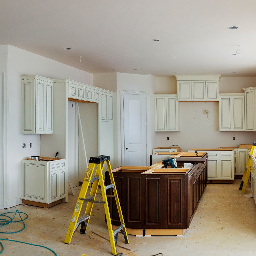 Kitchen renovation in progress by Concepts Construction